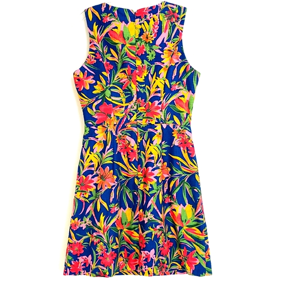NWOT J.CREW Tropical Print Sleeveless Sheath Dress - Picture 8 of 14